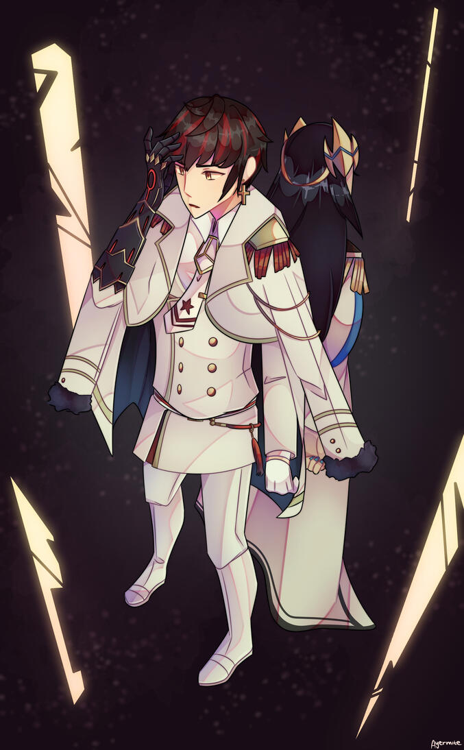 Kawerik and Vivian from Epic Seven Illustration of Kawerik and Vivian from Epic Seven.