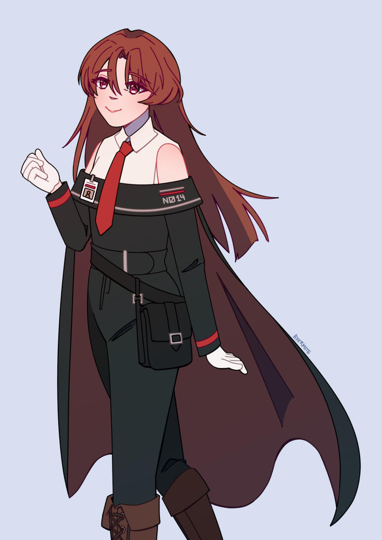 Limbus Company OC Ciera by Pinkaberry Character illustration of a Limbus Company OC.