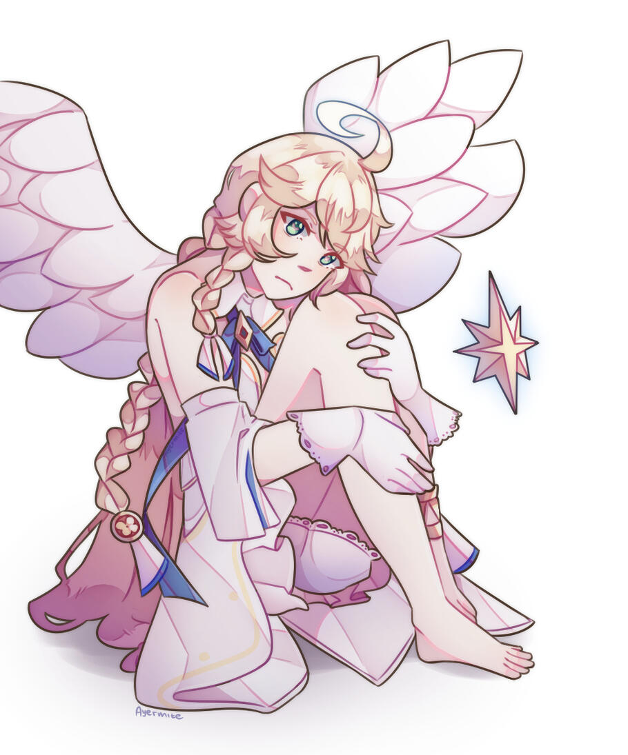 Angel of Light Angelica from Epic Seven Character illustration of Angel of Light Angelica from Epic Seven.